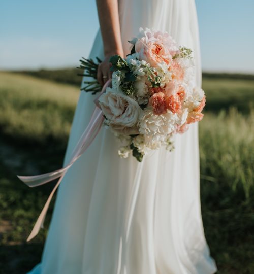 Wedding dress fotting